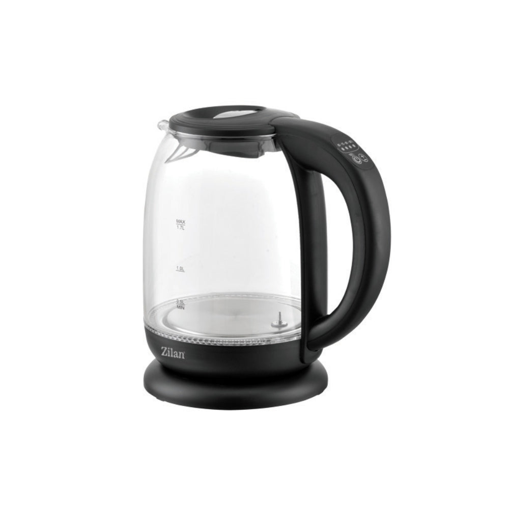 Zilan LED Glass Kettle 1.7L 5 Temp Settings