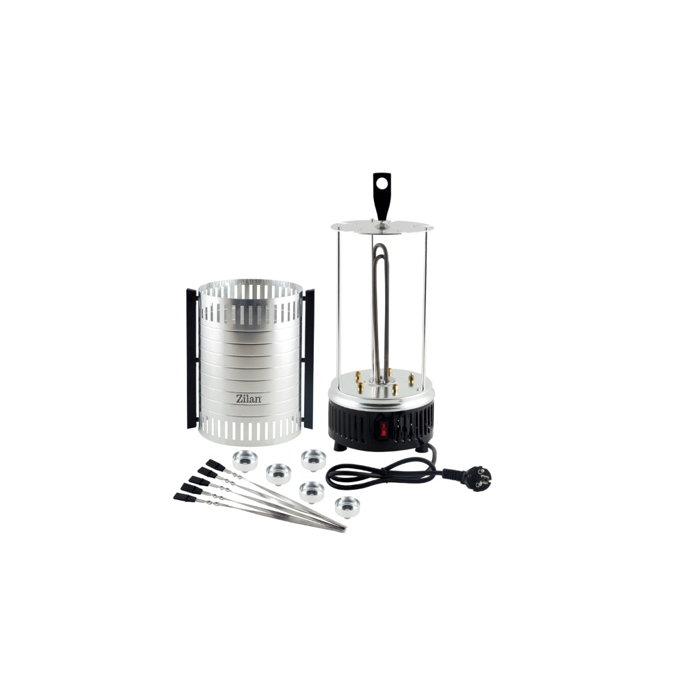 Zilan Vertical Electric BBQ Grill 900W 5 Skewers