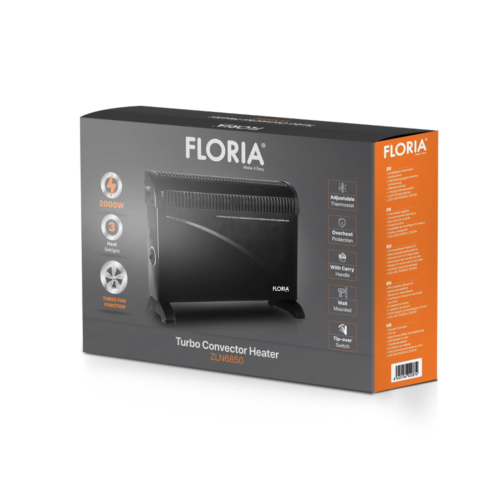 Zilan Turbo Convector Heater 2000W 3-Level