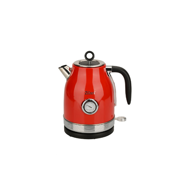 Zilan Electric Retro Kettle 1.7L 2200W Red