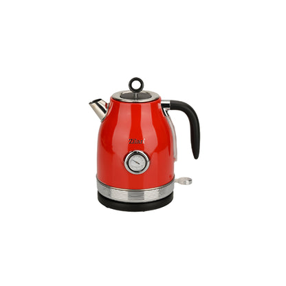 Zilan Electric Retro Kettle 1.7L 2200W Red