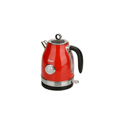 Zilan Electric Retro Kettle 1.7L 2200W Red