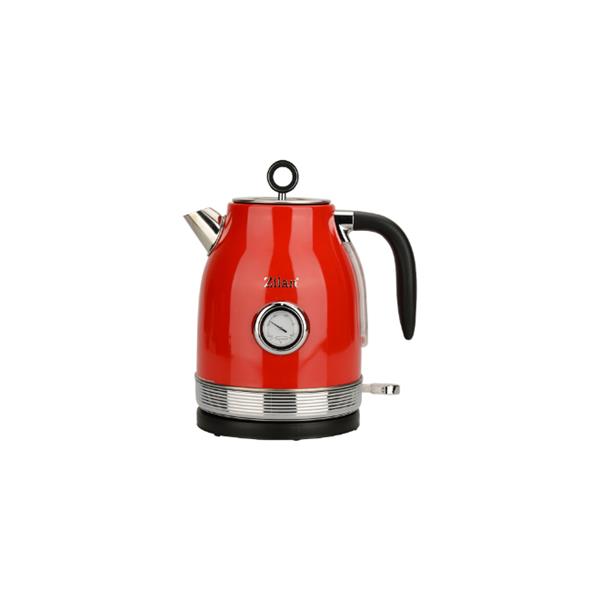 Zilan Electric Retro Kettle 1.7L 2200W Red
