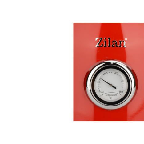 Zilan Retro Bread Toaster 2 Slots 850W Red