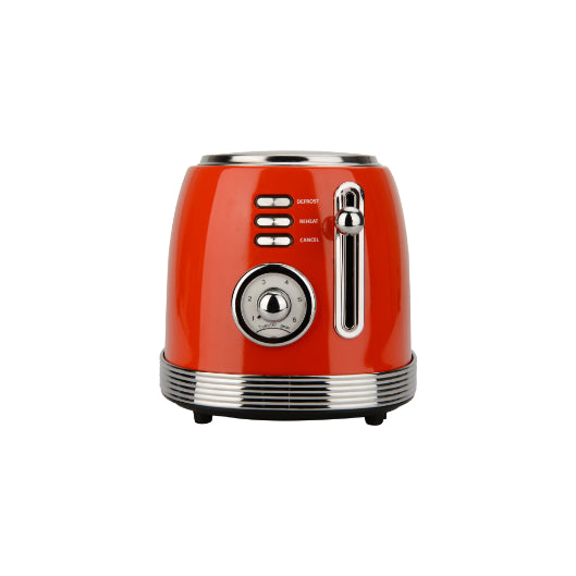 Zilan Retro Bread Toaster 2 Slots 850W Red