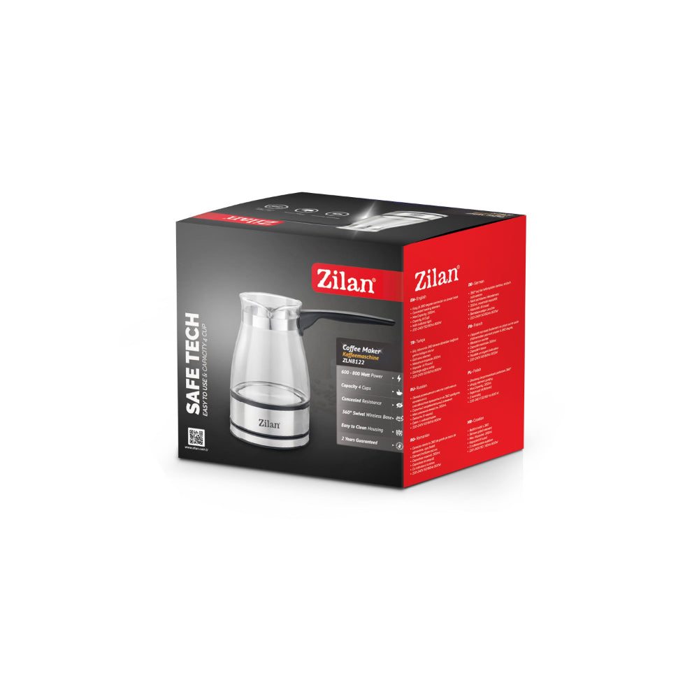 Zilan Electric Coffee Maker 800W 360° Base