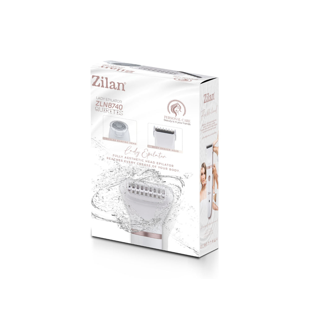 Zilan Lady Epilator Shaver Quiritis 3-in-1 IPX7