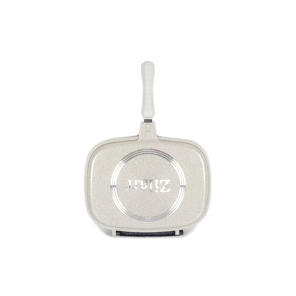 Zilan Granite Double Fry Pan 28cm Detachable Handle