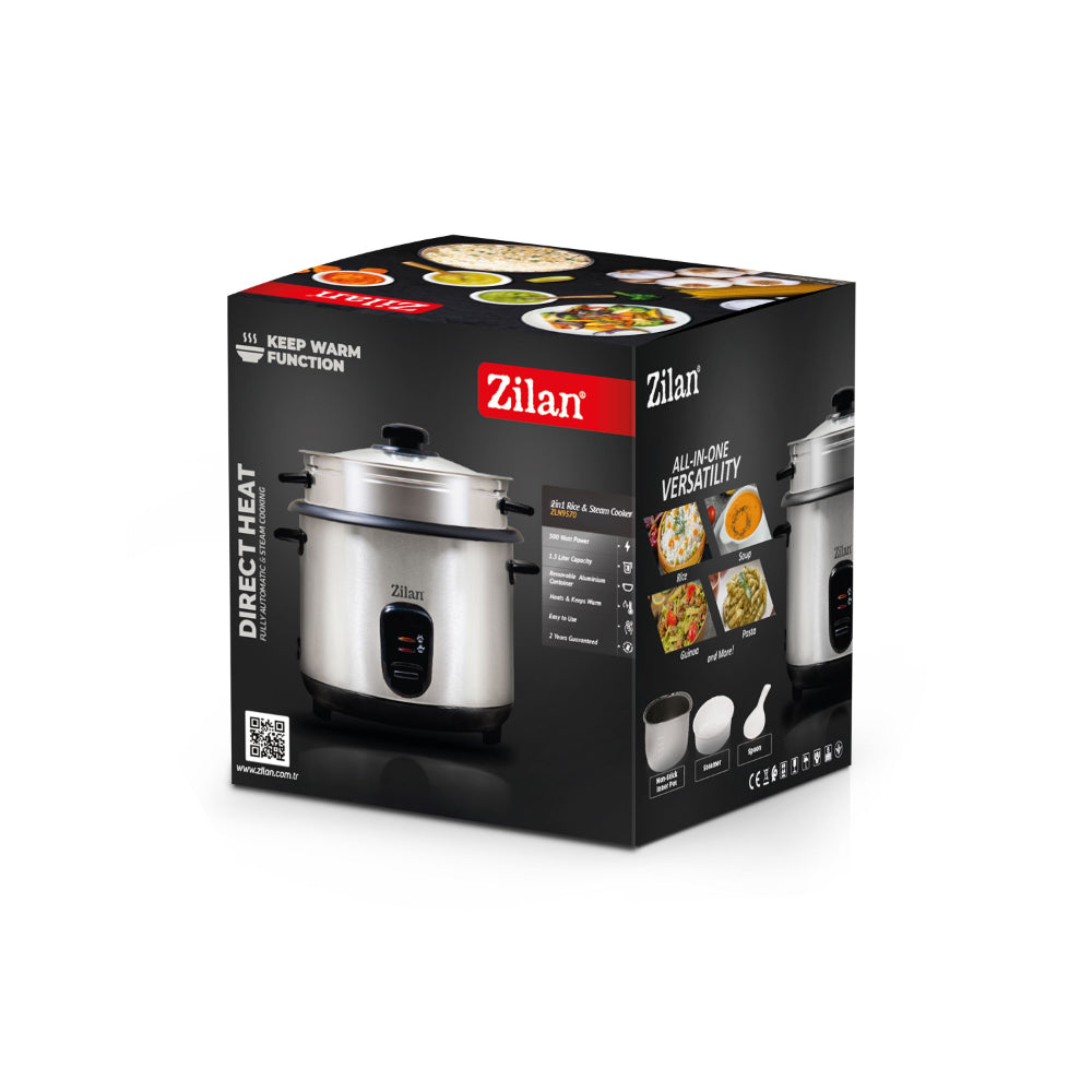 Zilan 2-in-1 Rice & Smart Cooker 3.2L 500W