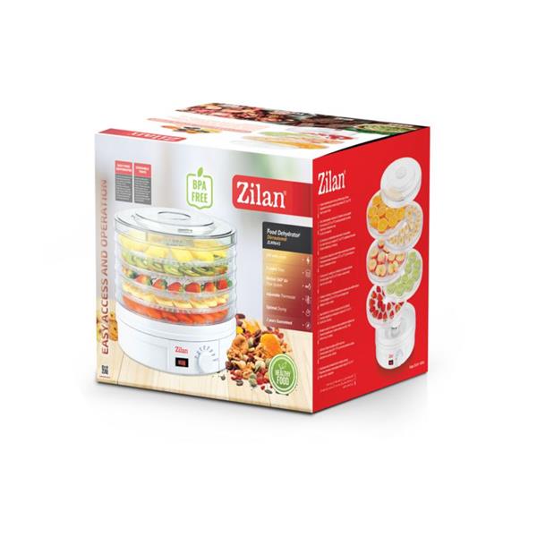 Zilan Food Dehydrator 5 Trays 245W Adjustable Temp