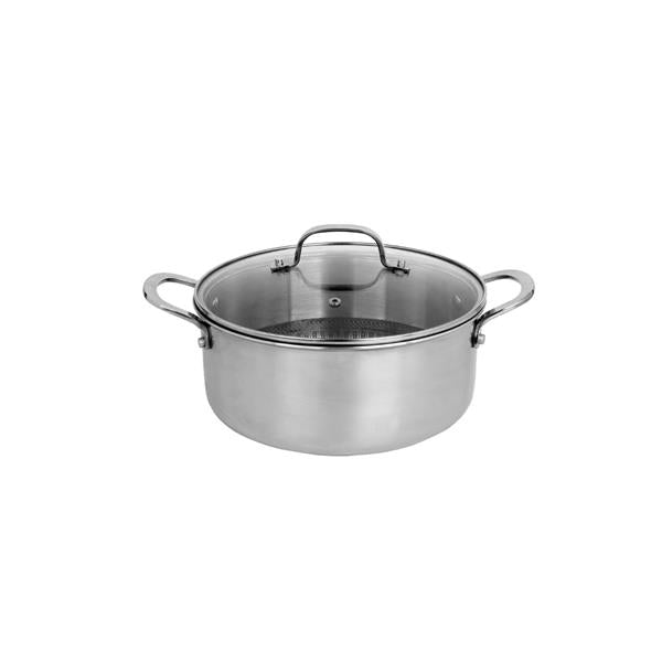 Zilan Tri-Ply Stainless Steel Casserole 24cm