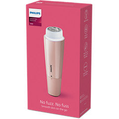 Philips hair removal device in pink packaging on a white background