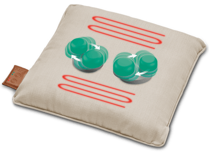 Beurer Heated Shiatsu Cushion  – Beige, Relaxing Massage