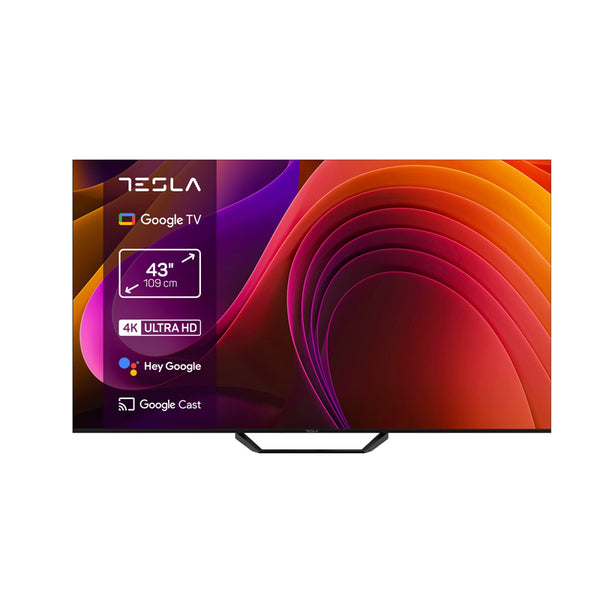Tesla 43 Inch QLED 4K UHD, Google TV