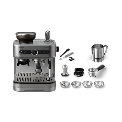 Philips Barista Brew Espresso Machine Built In Grinder 58mm Portafilter Set